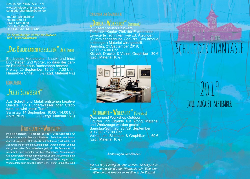 Flyer Schule der Phantasie.indd