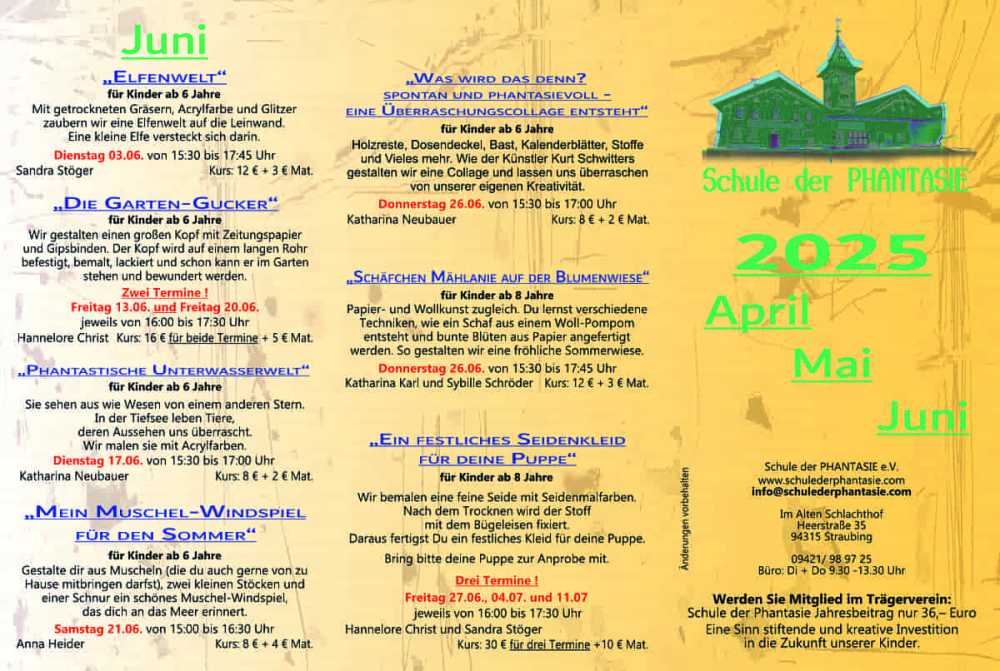 Kurse im Juni 2025